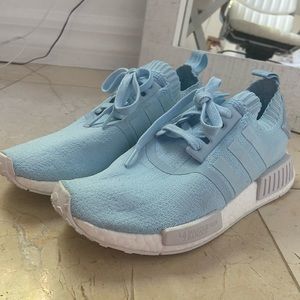 Sky blue Adidas boost